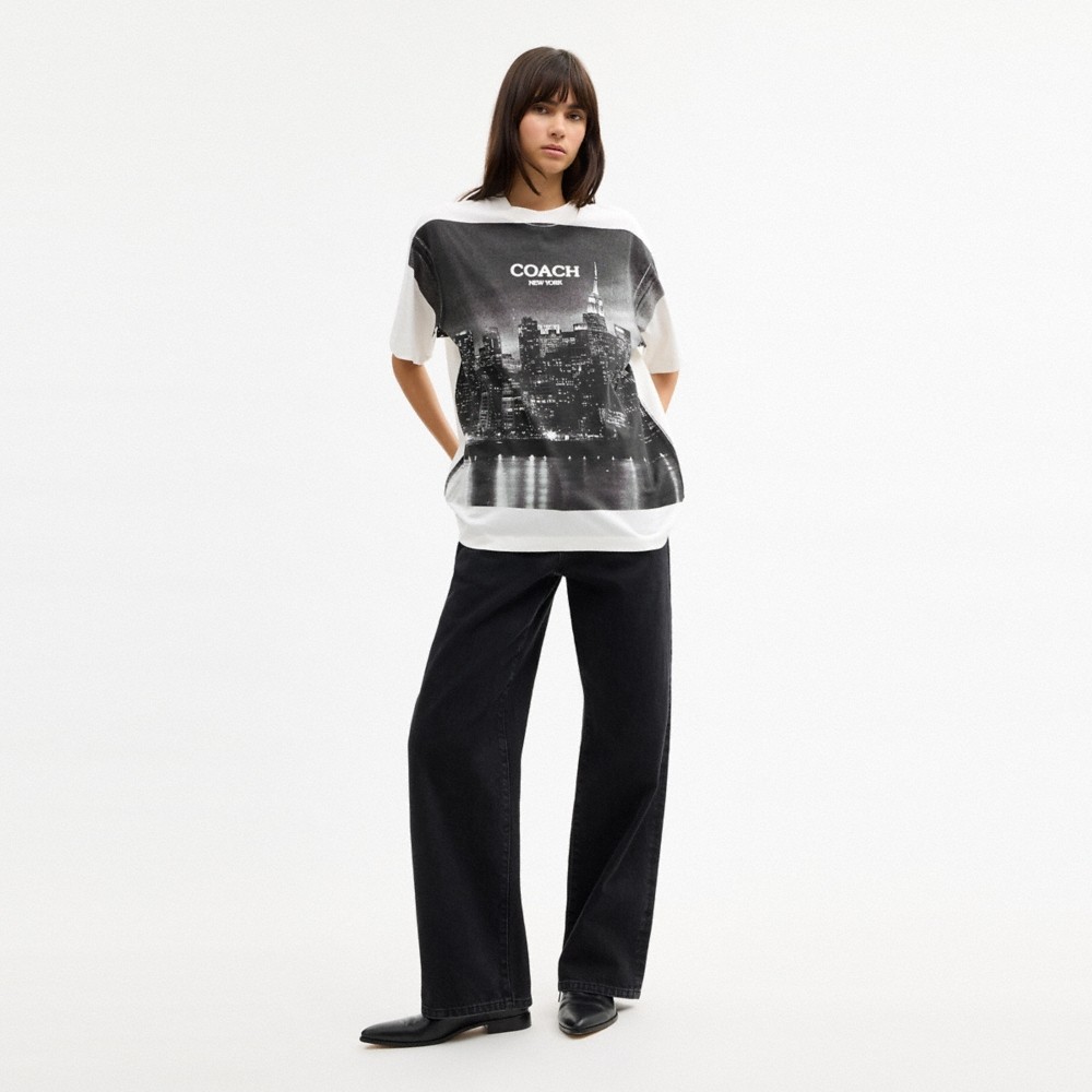 Coach Outlet Postcard Relaxed T-Shirt - Preorder - Image 2