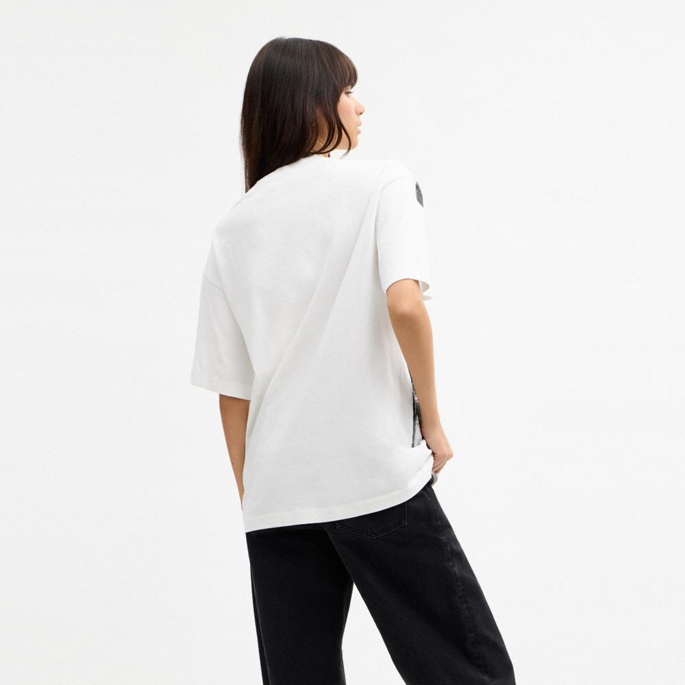Coach Outlet Postcard Relaxed T-Shirt - Preorder - Image 3