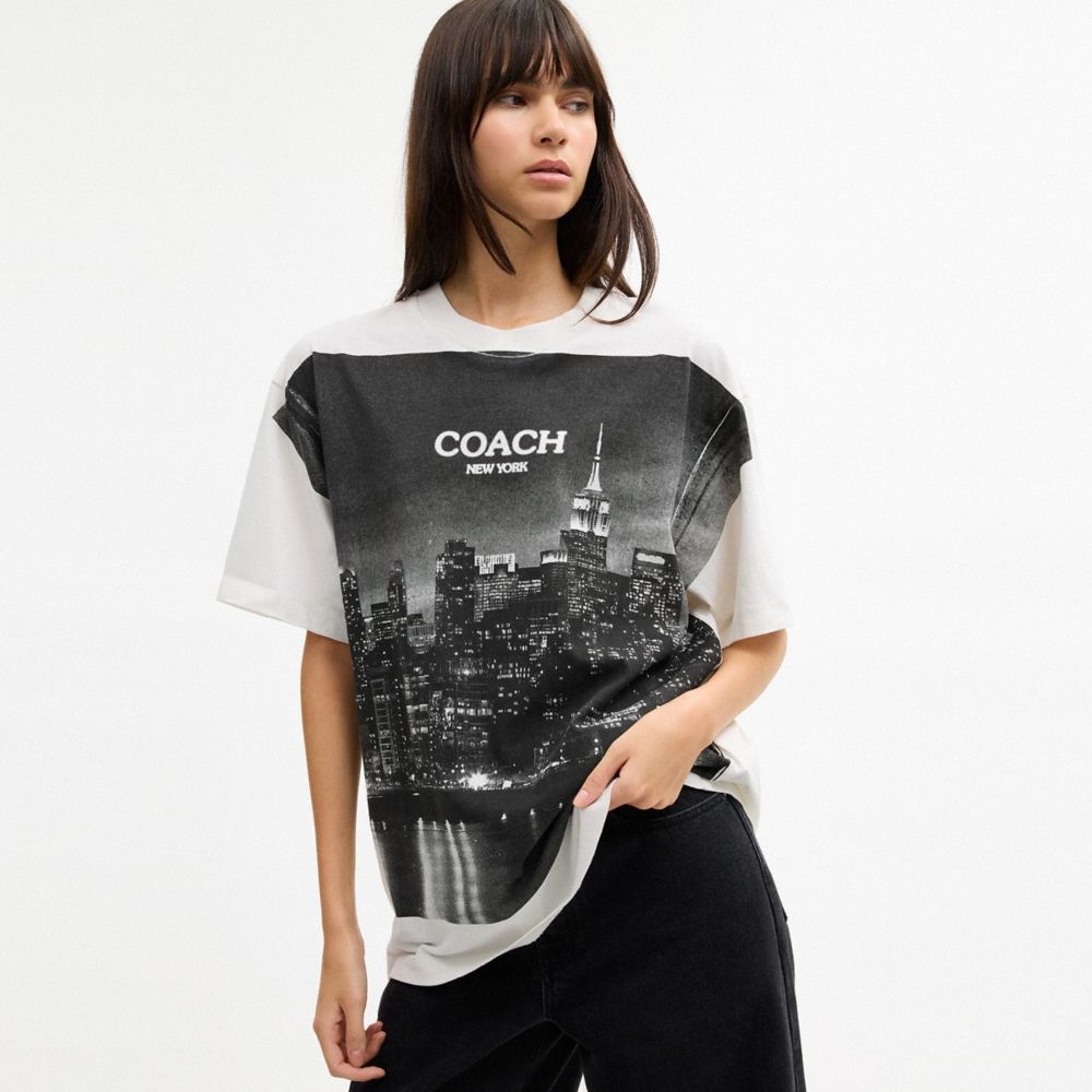 Coach Outlet Postcard Relaxed T-Shirt - Preorder - Image 4