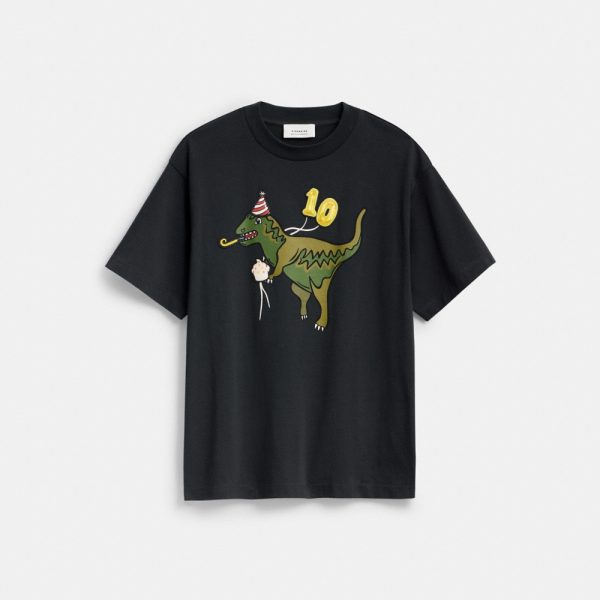 Coach Outlet Rexy 10th Birthday Relaxed T-Shirt In Organic Cotton - Preorder
