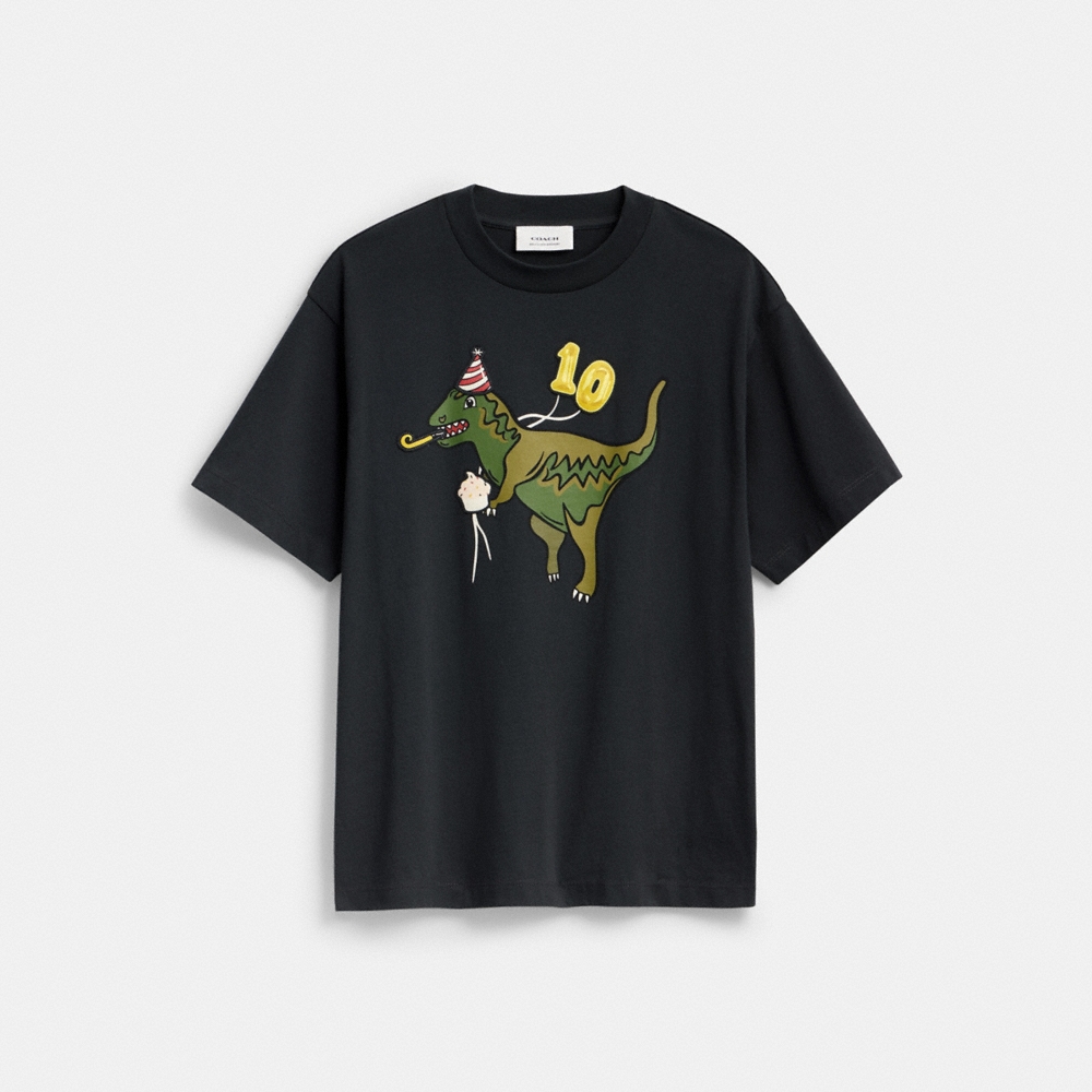 Coach Outlet Rexy 10th Birthday Relaxed T-Shirt In Organic Cotton - Preorder