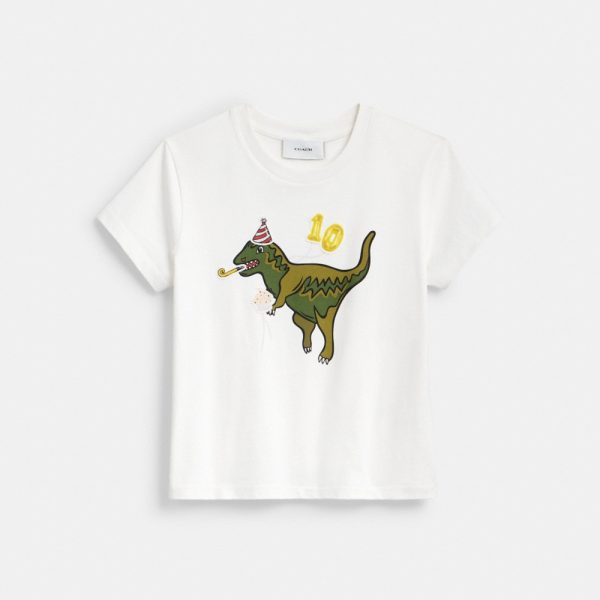 Coach Outlet Rexy 10th Birthday 90s Fit T-Shirt In Organic Cotton - Preorder