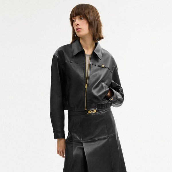 Coach Heritage C Cropped Blouson Jacket - Preorder