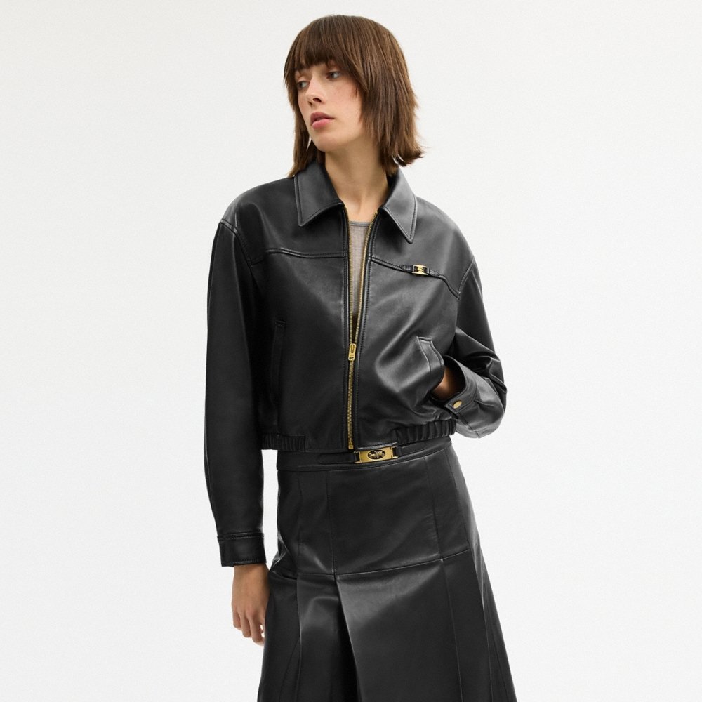 Coach Heritage C Cropped Blouson Jacket - Preorder