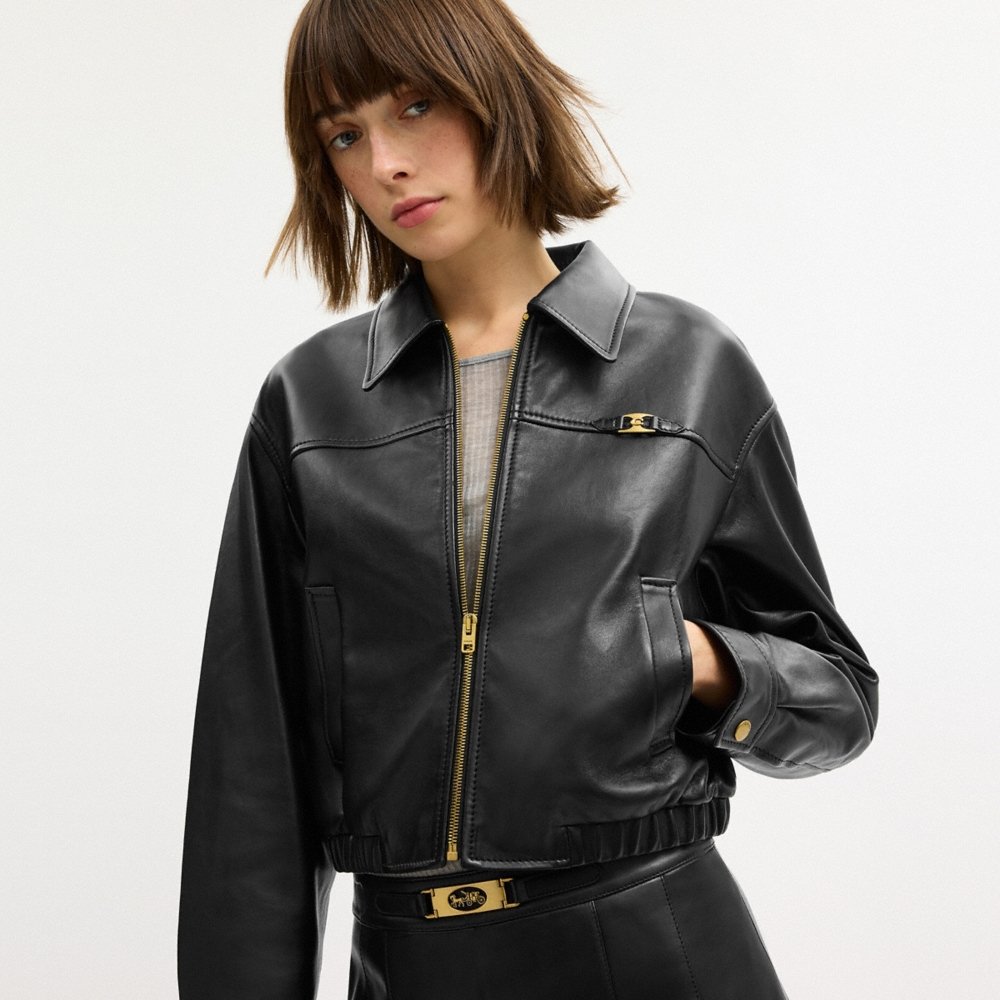 Coach Heritage C Cropped Blouson Jacket - Preorder