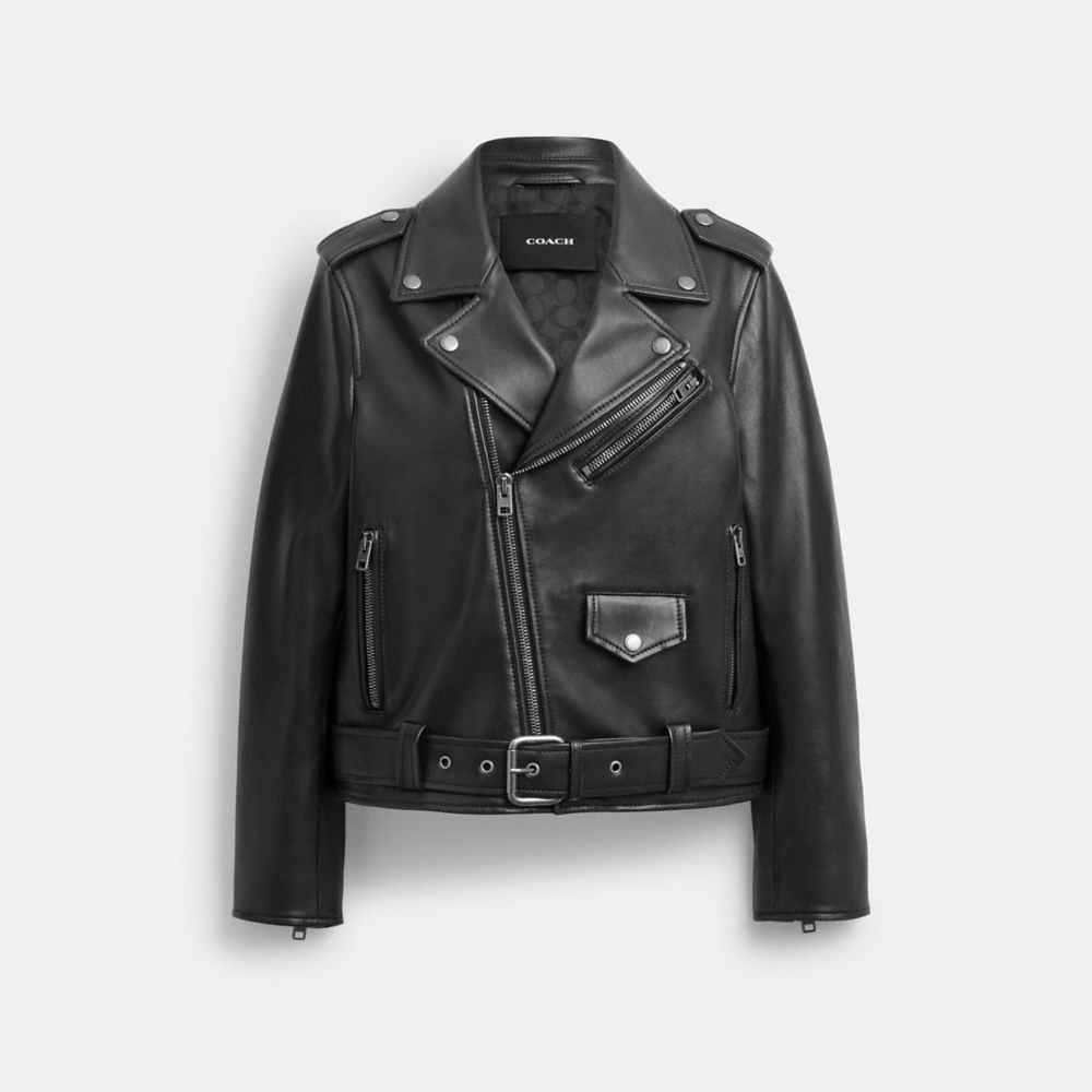 Coach Belted Moto Jacket - Preorder