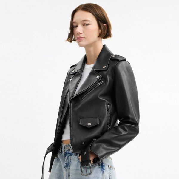 Coach Belted Moto Jacket - Preorder