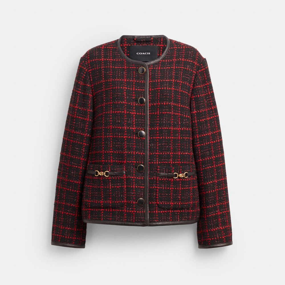 Coach Outlet Sculpted C Tweed Jacket - Preorder