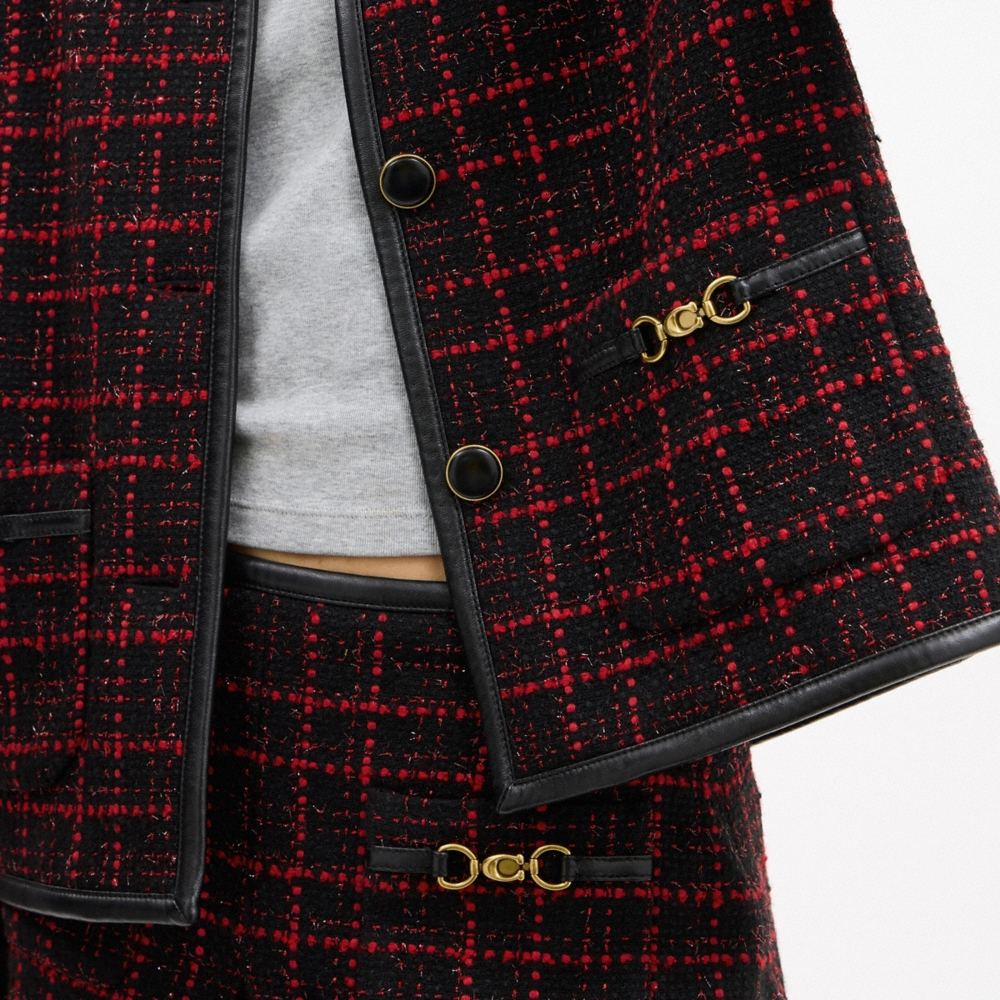 Coach Outlet Sculpted C Tweed Jacket - Preorder