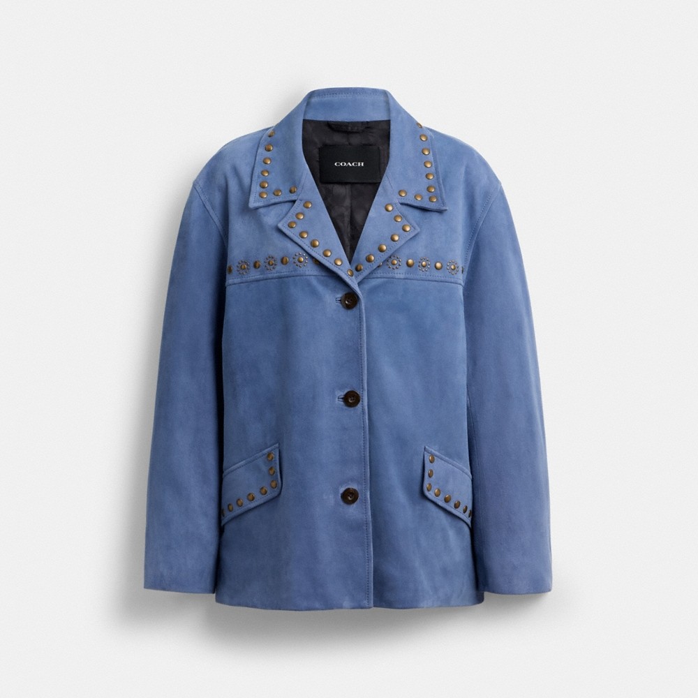 Coach Outlet Studded Suede Jacket - Preorder