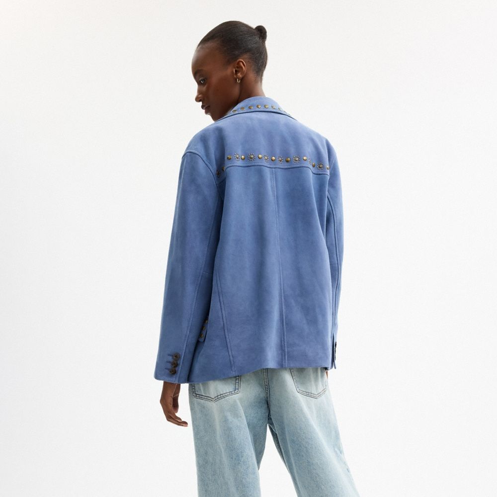 Coach Outlet Studded Suede Jacket - Preorder
