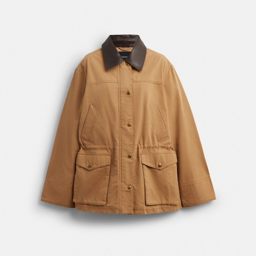 Coach Outlet Barn Jacket In Organic Cotton - Preorder