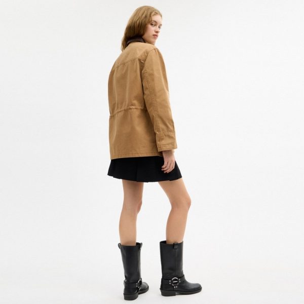 Coach Outlet Barn Jacket In Organic Cotton - Preorder