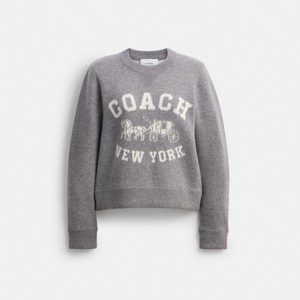 Coach Outlet Horse And Carriage Crewneck Sweater - Preorder
