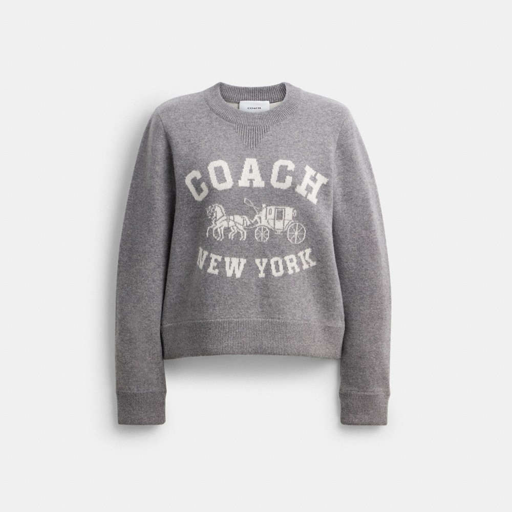 Coach Outlet Horse And Carriage Crewneck Sweater - Preorder