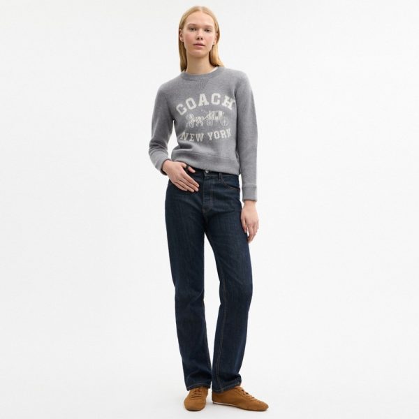 Coach Outlet Horse And Carriage Crewneck Sweater - Preorder