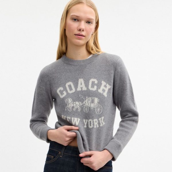 Coach Outlet Horse And Carriage Crewneck Sweater - Preorder
