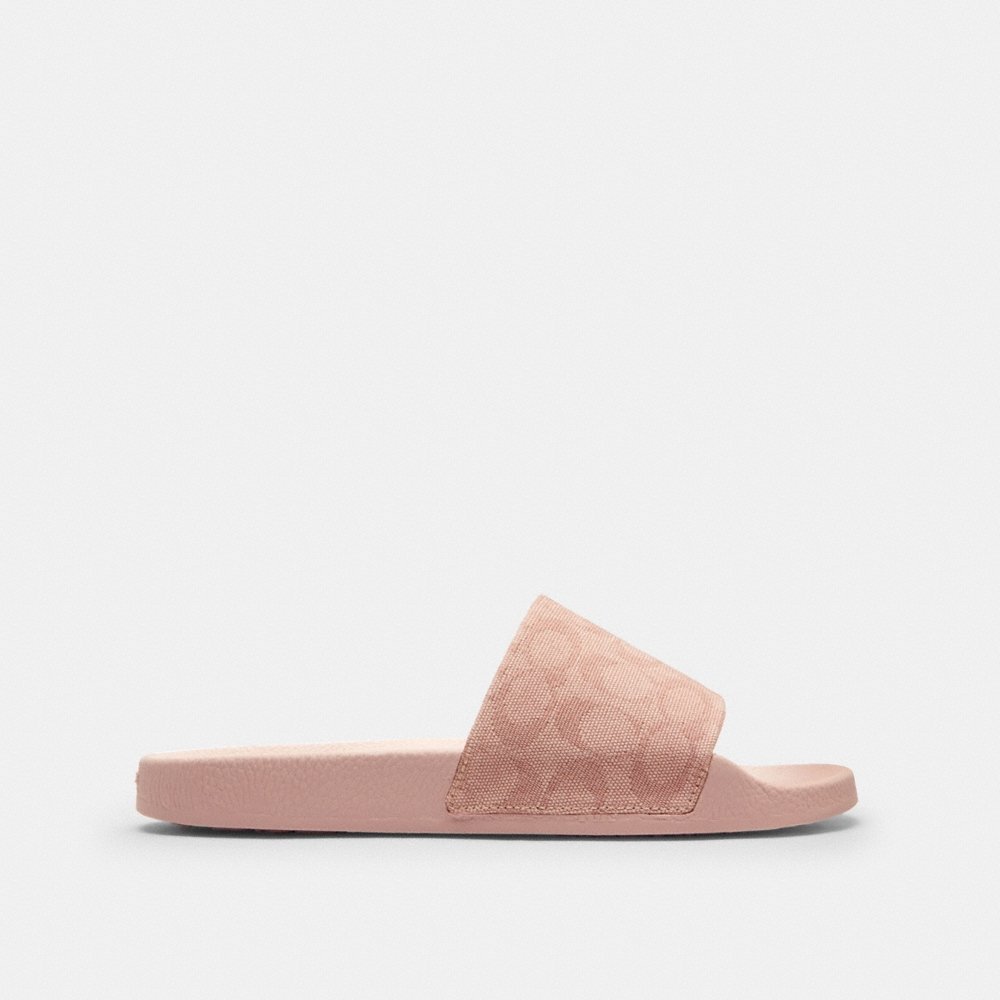 Coach Outlet Udele Sport Slide In Signature Jacquard Canvas - Preorder