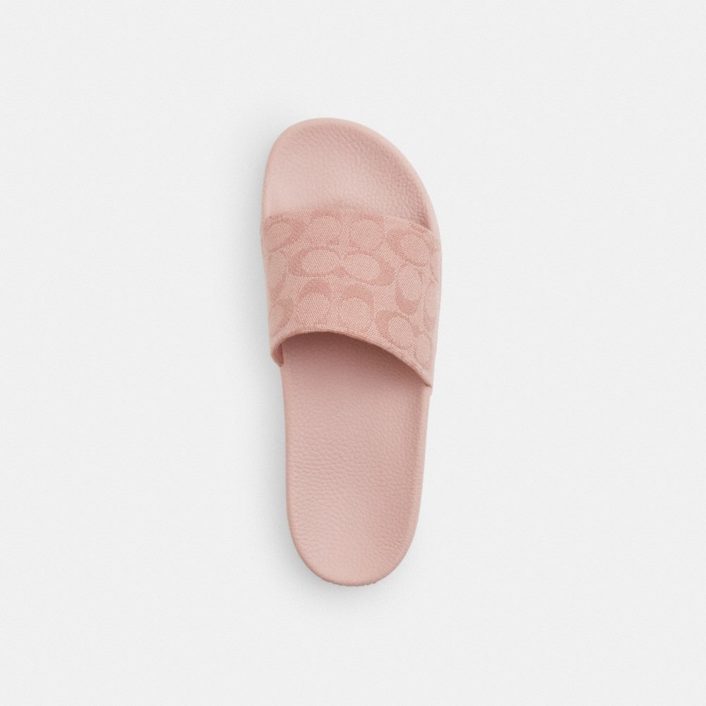 Coach Outlet Udele Sport Slide In Signature Jacquard Canvas - Preorder