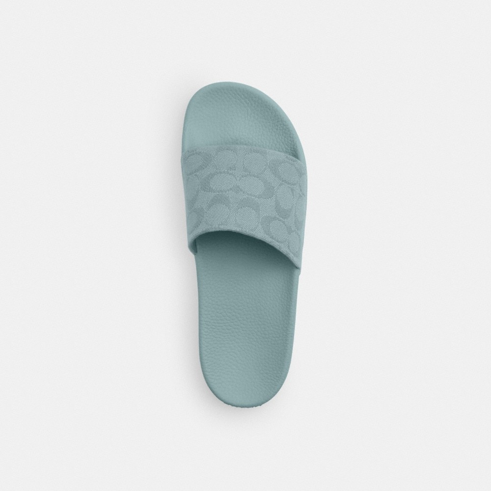 Coach Outlet Udele Sport Slide In Signature Jacquard Canvas - Preorder