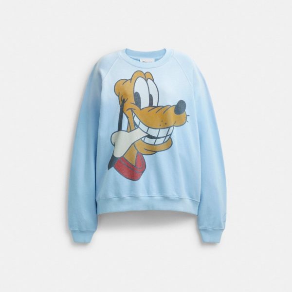 Coach Outlet Disney X Coach Pluto Crewneck Sweatshirt - Preorder