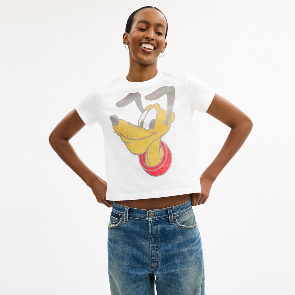 Coach Outlet Disney X Coach Pluto 90s Fit T-Shirt - Preorder