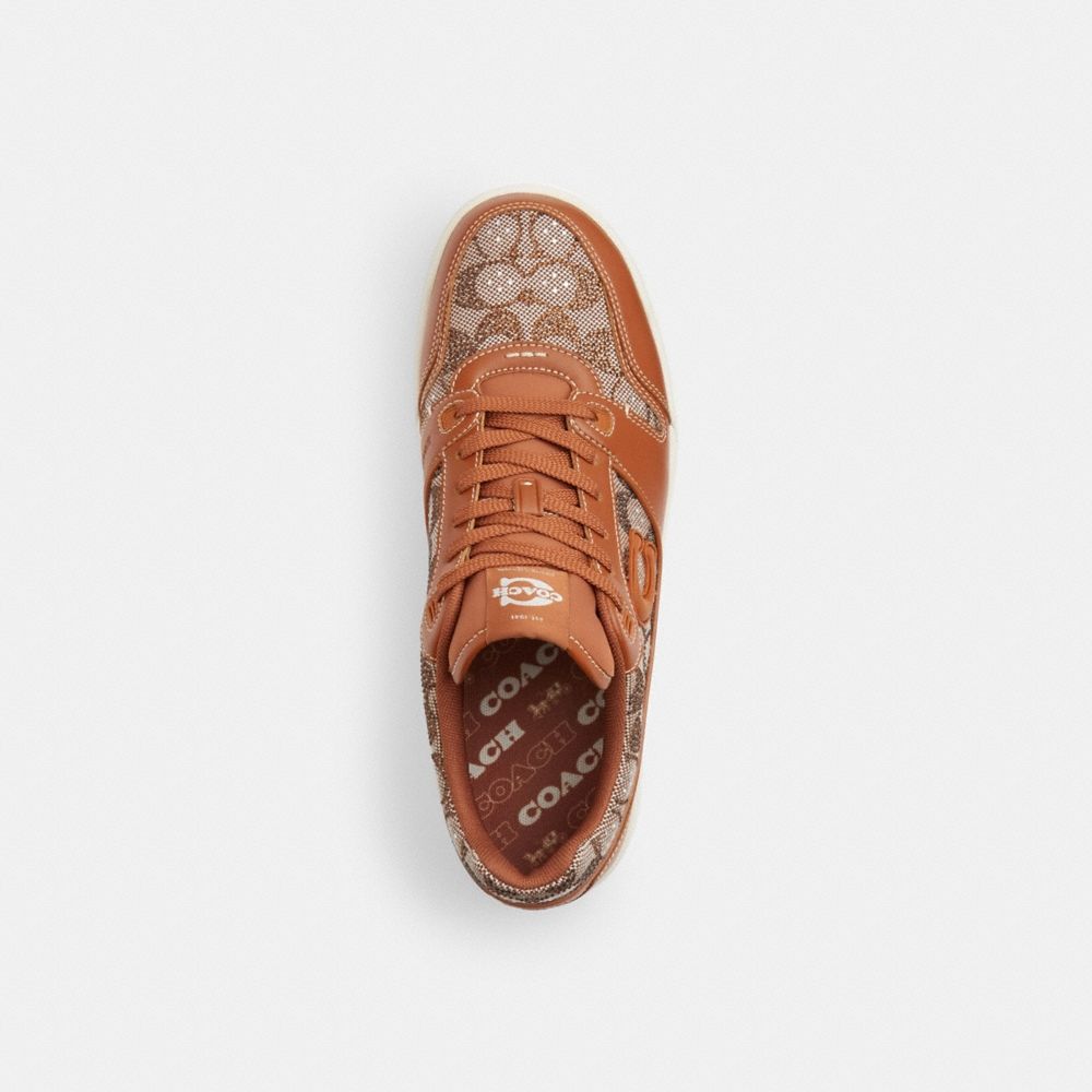 Coach Outlet Soho Sneaker With Crystal Signature Jacquard - Preorder