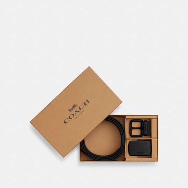 Coach Outlet Boxed Roller Buckle Cut-To-Size Reversible Belt, 38MM - Preorder