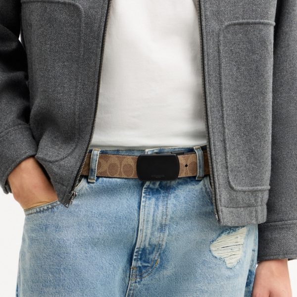 Coach Outlet Boxed Roller Buckle Cut-To-Size Reversible Belt, 38MM - Preorder
