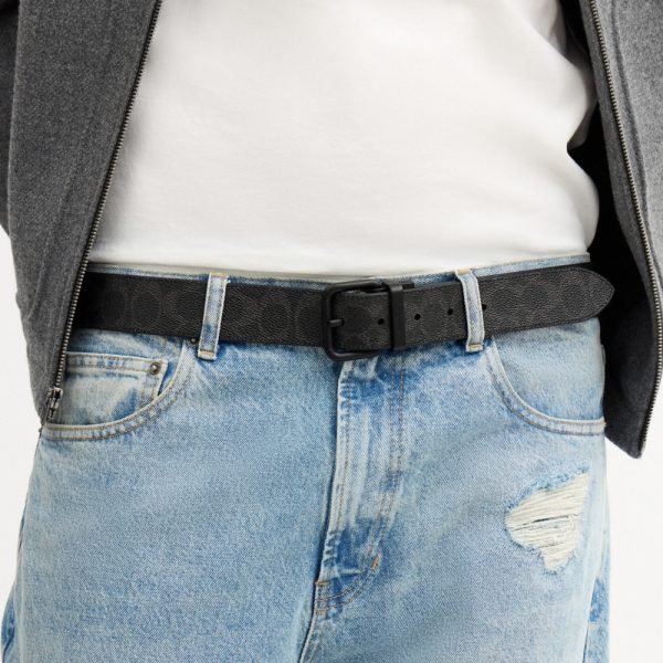 Coach Outlet Boxed Roller Buckle Cut-To-Size Reversible Belt, 38MM - Preorder
