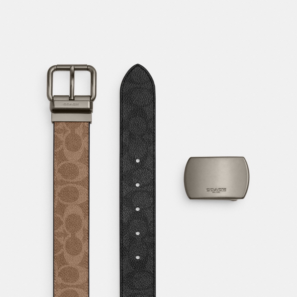 Coach Outlet Boxed Roller Buckle Cut-To-Size Reversible Belt, 38MM - Preorder