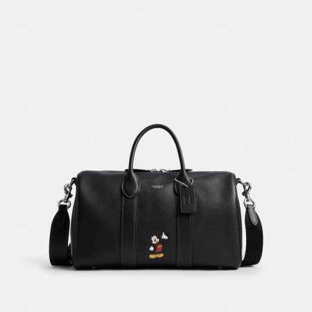 Coach Disney X Coach Compass Bag 35 With Mickey Mouse - Preorder — Black
