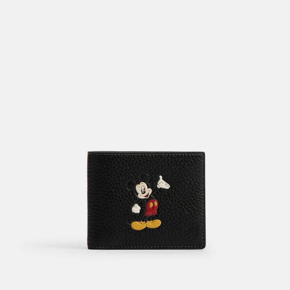 Coach Disney X Coach 3-In-1 Wallet In Regenerative Leather With Mickey Mouse - Preorder