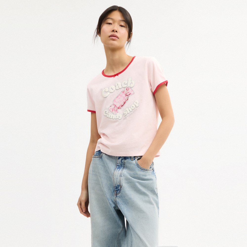 Coach Outlet Candy Shop Scoop Neck T-Shirt - Preorder