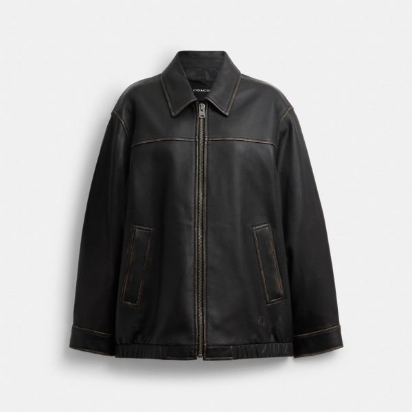 Coach Outlet Loved Oversized Leather Jacket - Preorder