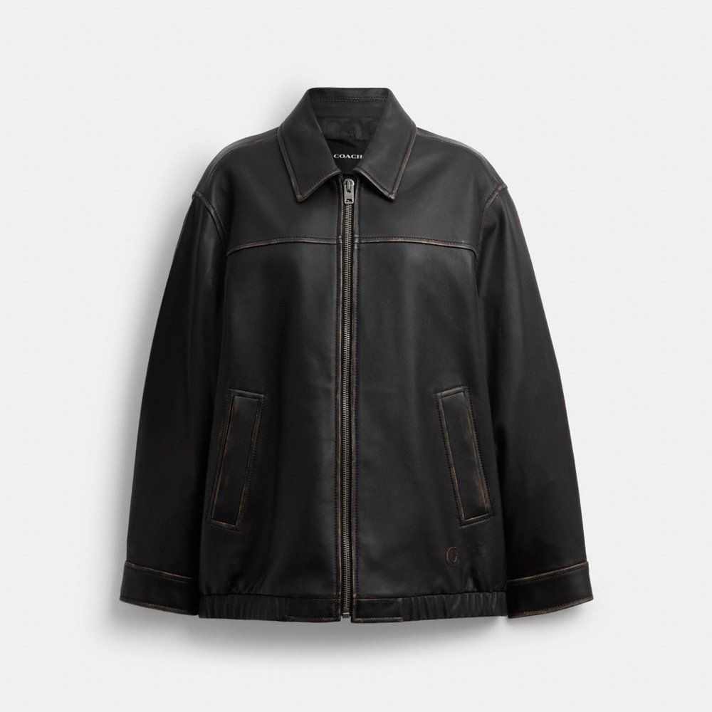 Coach Outlet Loved Oversized Leather Jacket - Preorder