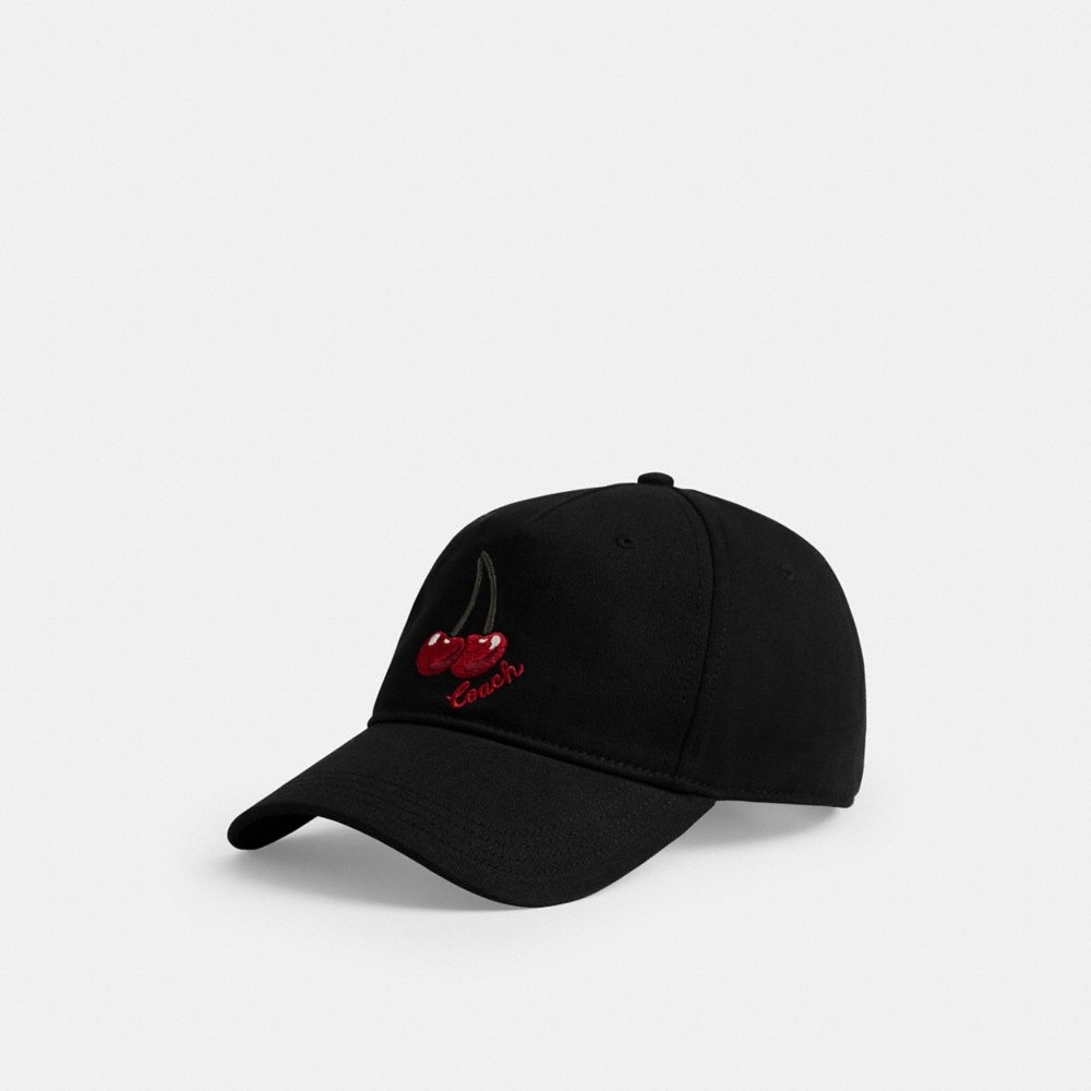 Coach Outlet Embroidered Cherries Baseball Hat - Preorder