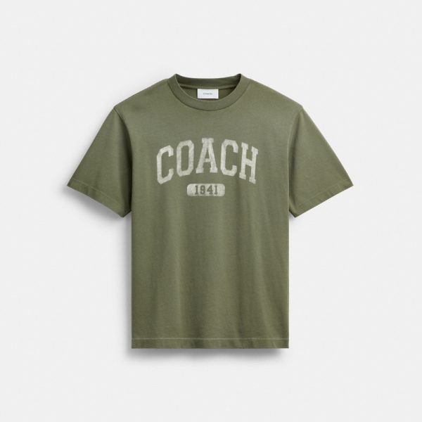 Coach Outlet Sun Fade Easy T-Shirt In Organic Cotton - Preorder