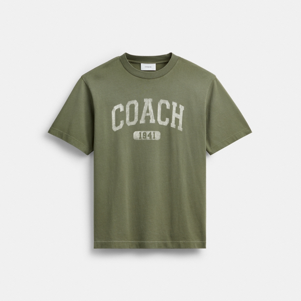 Coach Outlet Sun Fade Easy T-Shirt In Organic Cotton - Preorder
