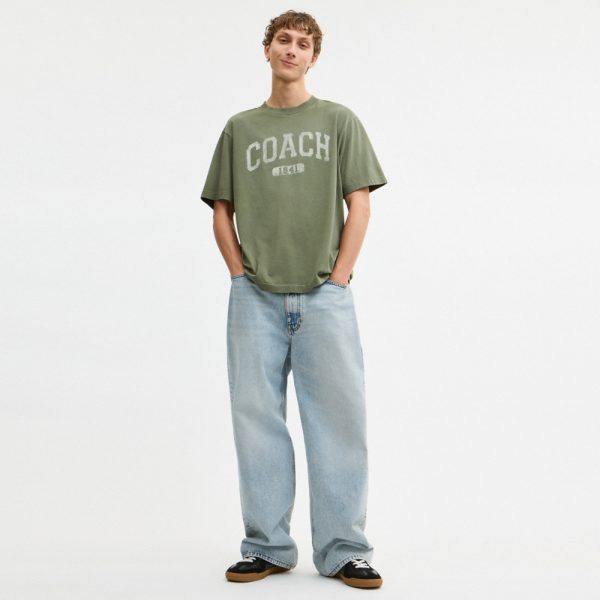 Coach Outlet Sun Fade Easy T-Shirt In Organic Cotton - Preorder