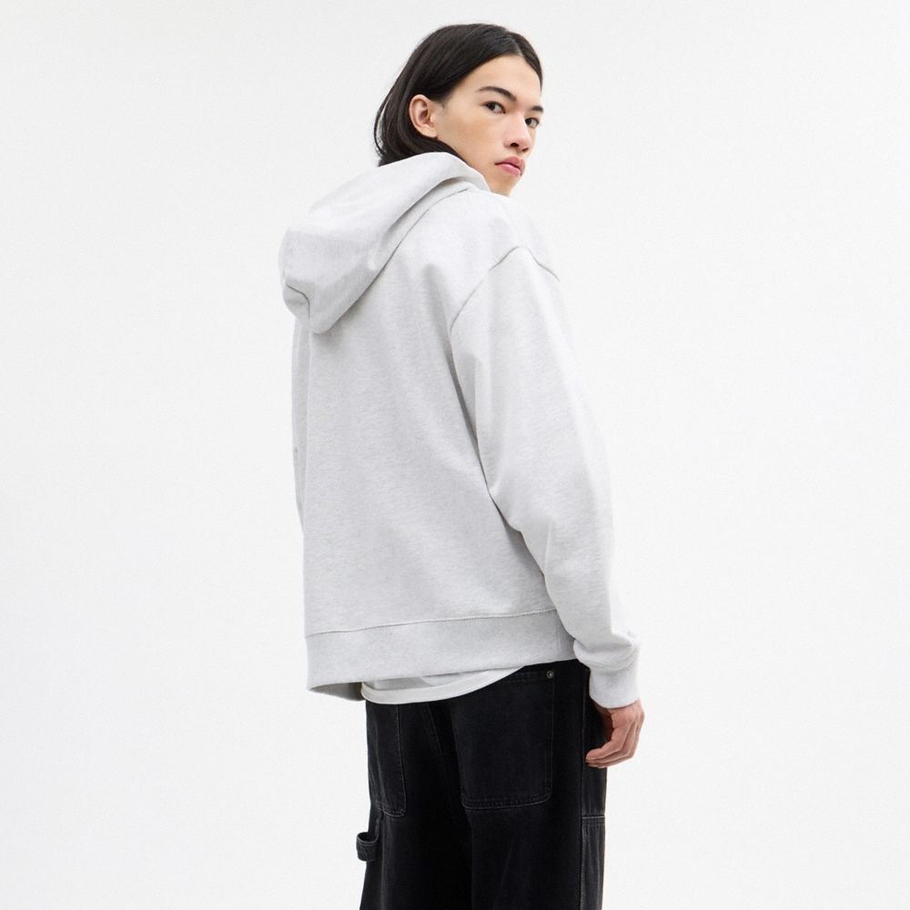 Coach Outlet Boxy Full Zip Hoodie - Preorder - Image 4