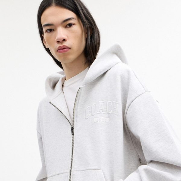 Coach Outlet Boxy Full Zip Hoodie - Preorder