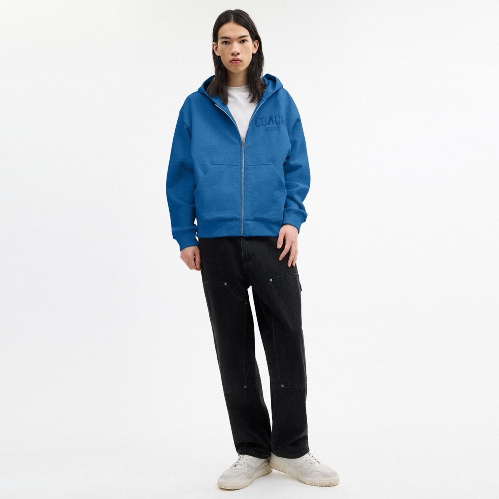 Coach Outlet Boxy Full Zip Hoodie - Preorder - Image 6