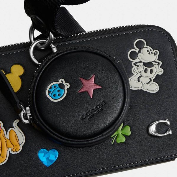 Coach Disney X Coach Charter Slim Crossbody Bag With Sticker Print - Preorder