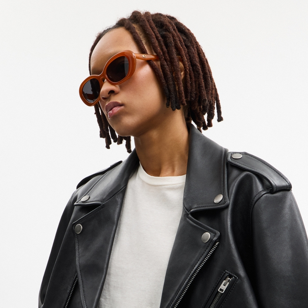 Coach C Hardware Round Sunglasses - Preorder
