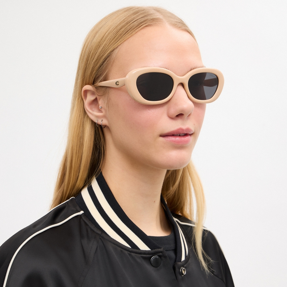 Coach C Hardware Round Sunglasses - Preorder