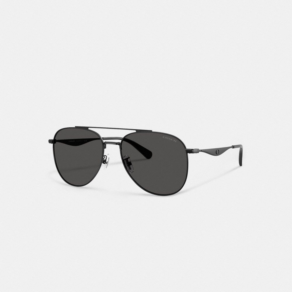 Coach C Hardware Metal Pilot Sunglasses - Preorder