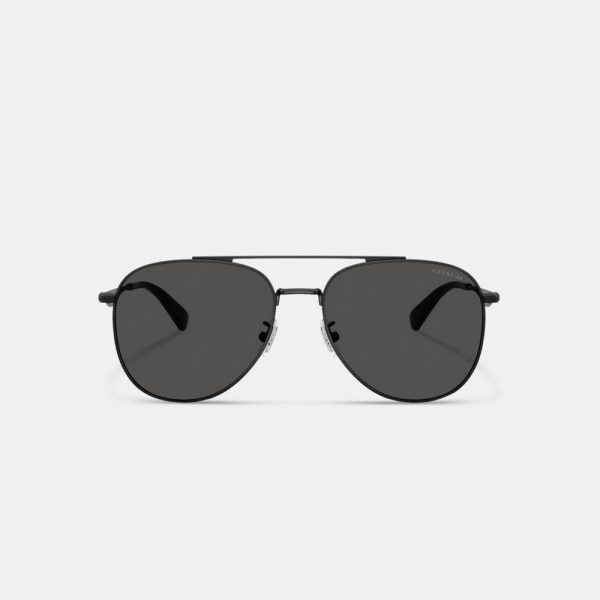 Coach C Hardware Metal Pilot Sunglasses - Preorder