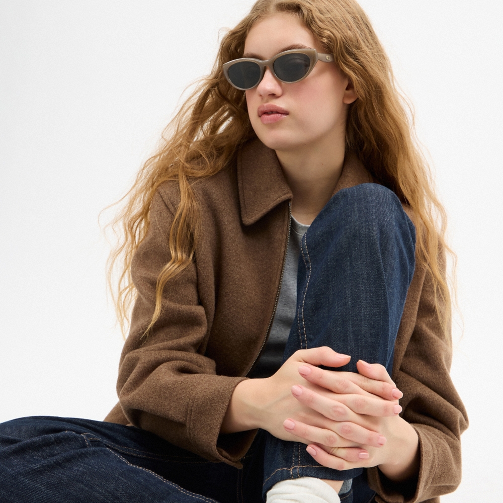 Coach C Hardware Oval Cat Eye Sunglasses - Preorder