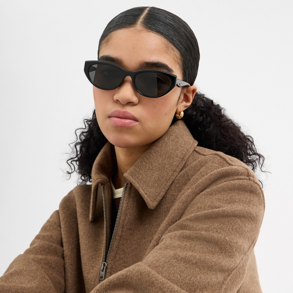 Coach C Hardware Oval Cat Eye Sunglasses - Preorder